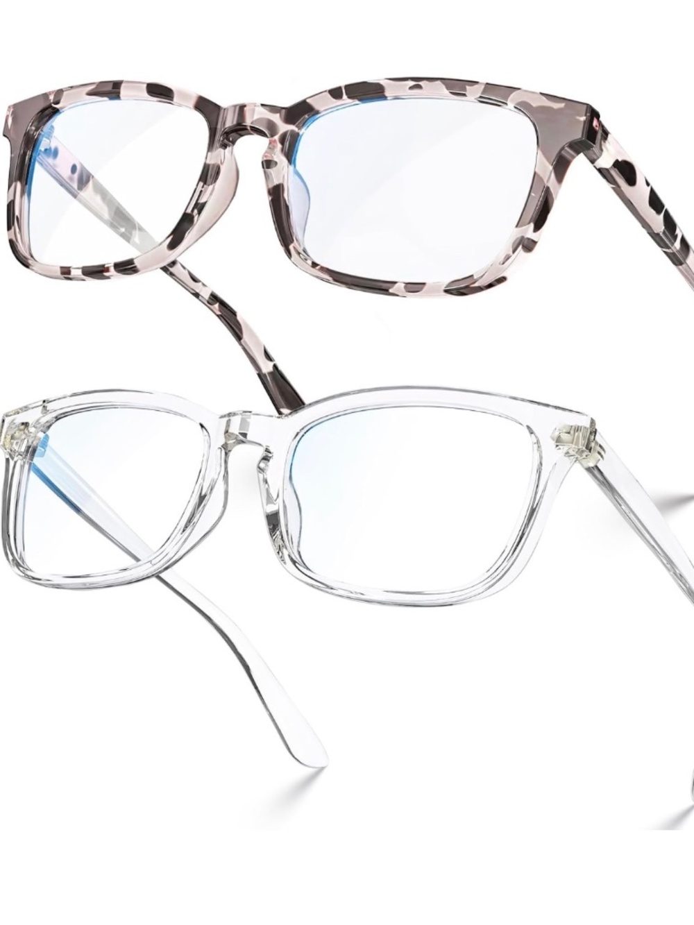 Blue Light Blocking Glasses Square with Anti Glare